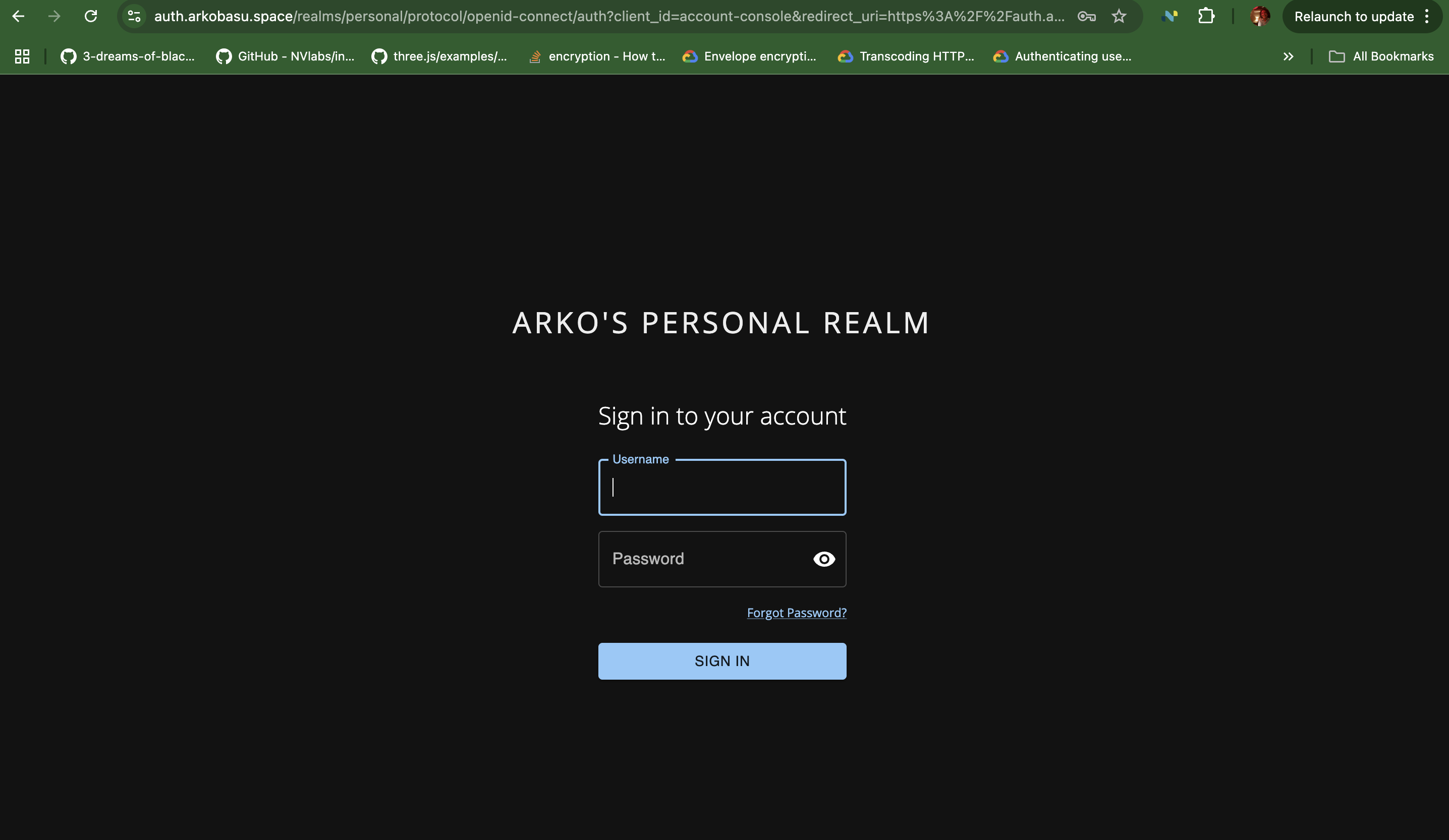 Custom theme for realm client